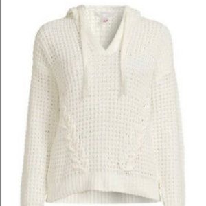 No Boundaries Juniors' Hoodie Pullover Winter White Size SMALL (3-5) NWT